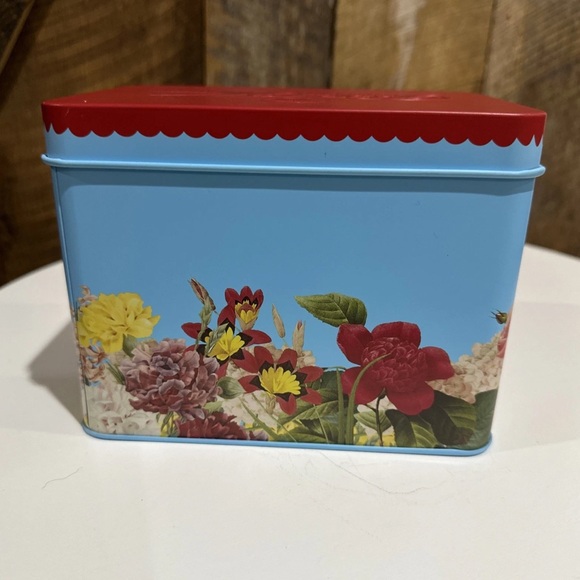 The Pioneer Woman ~ FAVORITE RECIPES ~ Turquoise & Floral Tin ~100 Recipe Cards - Picture 4 of 9
